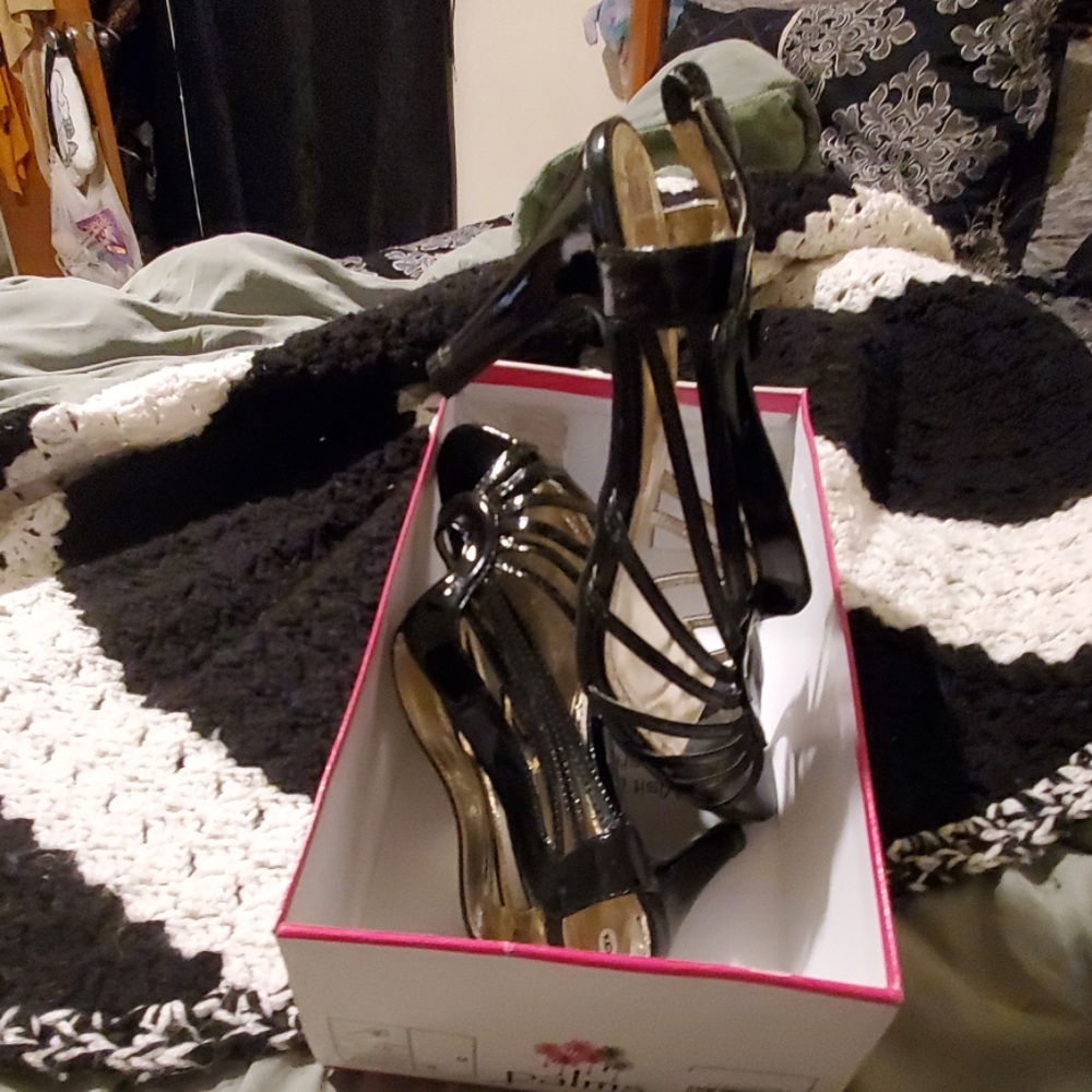 High heeled sandals